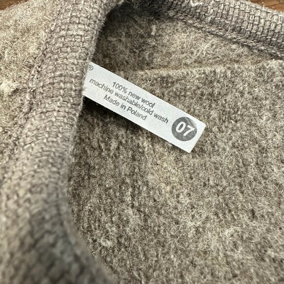 NWT Garnet Hill Grey Haflinger Boiled Wool Slippers 7 - Picture 9 of 12